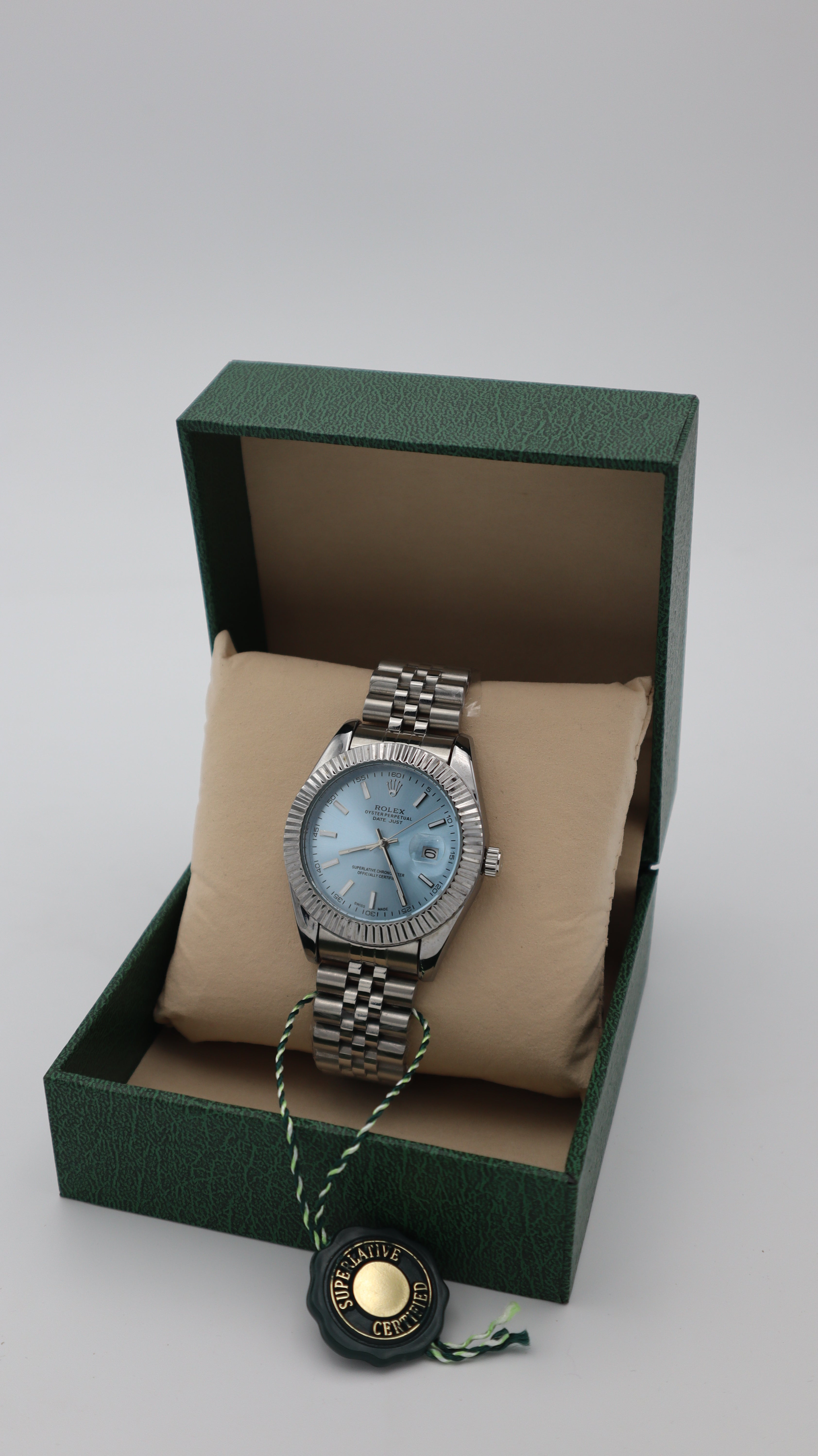 ROLEY DATE JUST AVEC BOITE ROLEY NORMAL