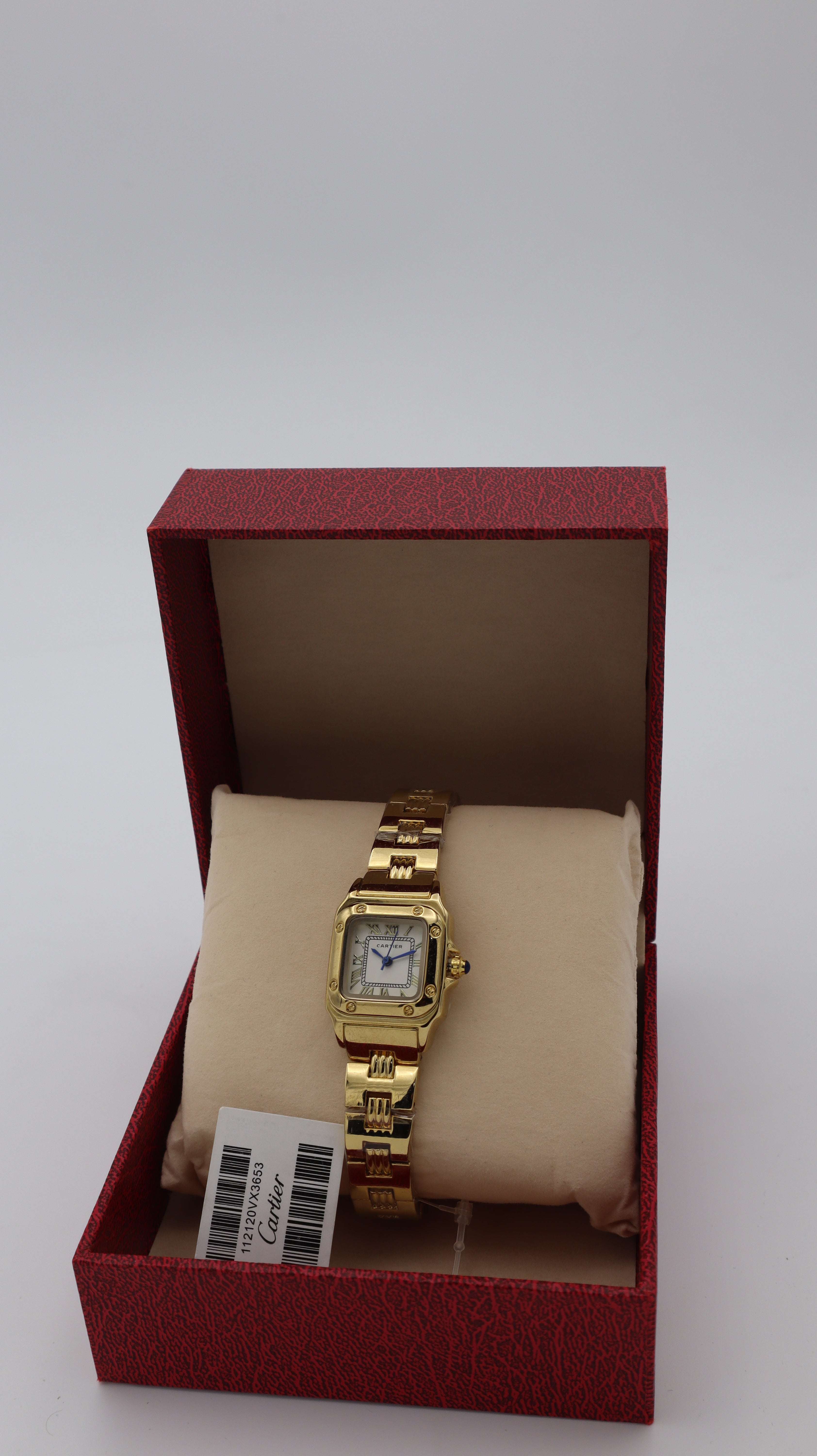 CARTIER SANTOS FEMMES  AVEC BOITE CARTIER NORMAL