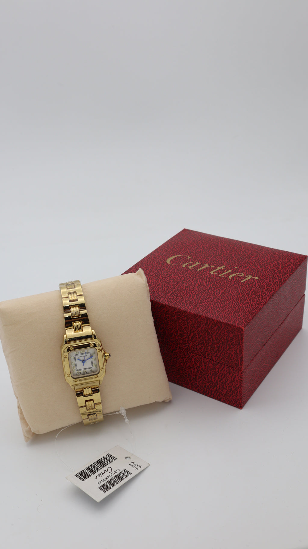 CARTIER SANTOS FEMMES  AVEC BOITE CARTIER NORMAL