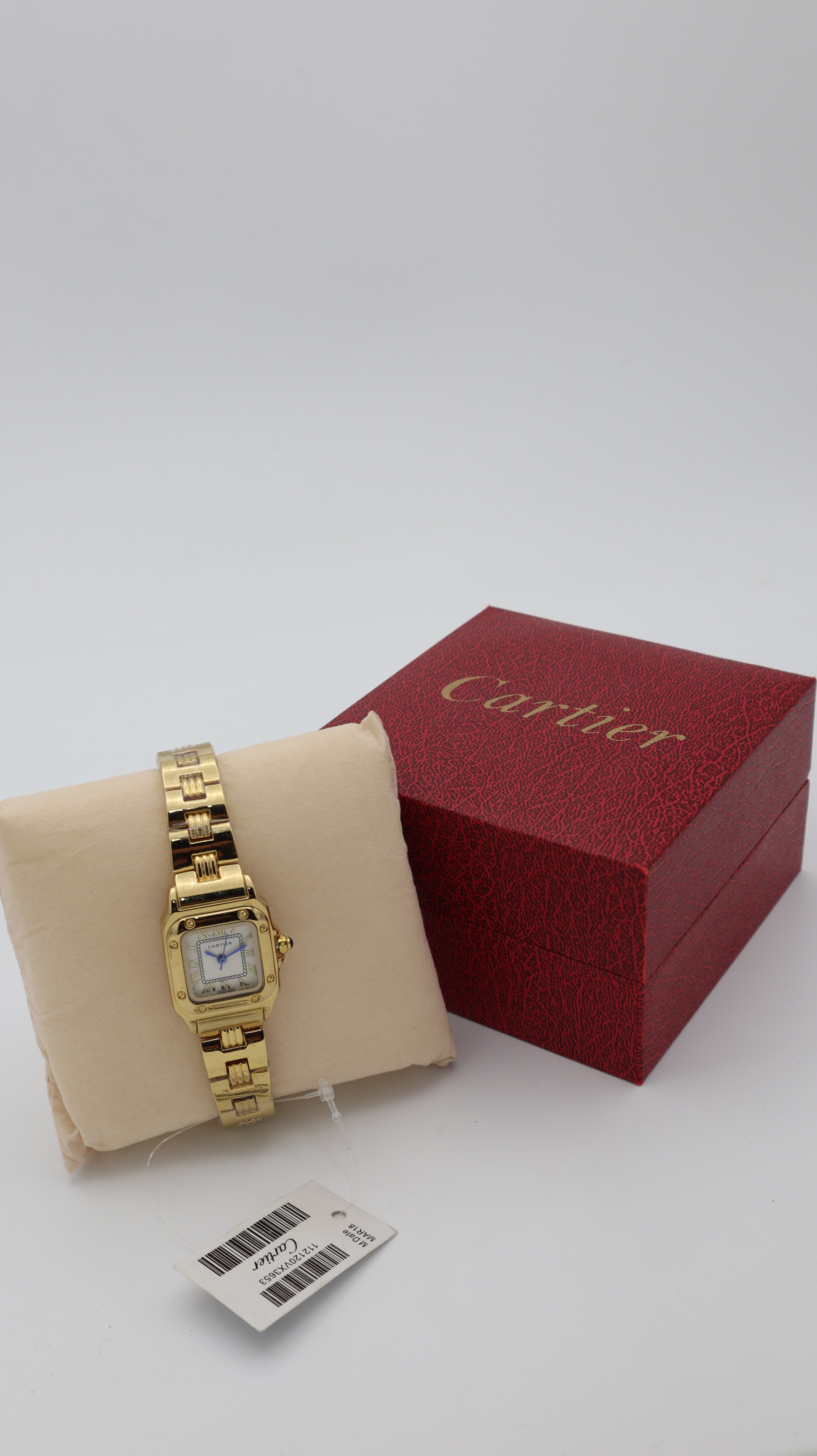 CARTIER SANTOS FEMMES  AVEC BOITE CARTIER NORMAL