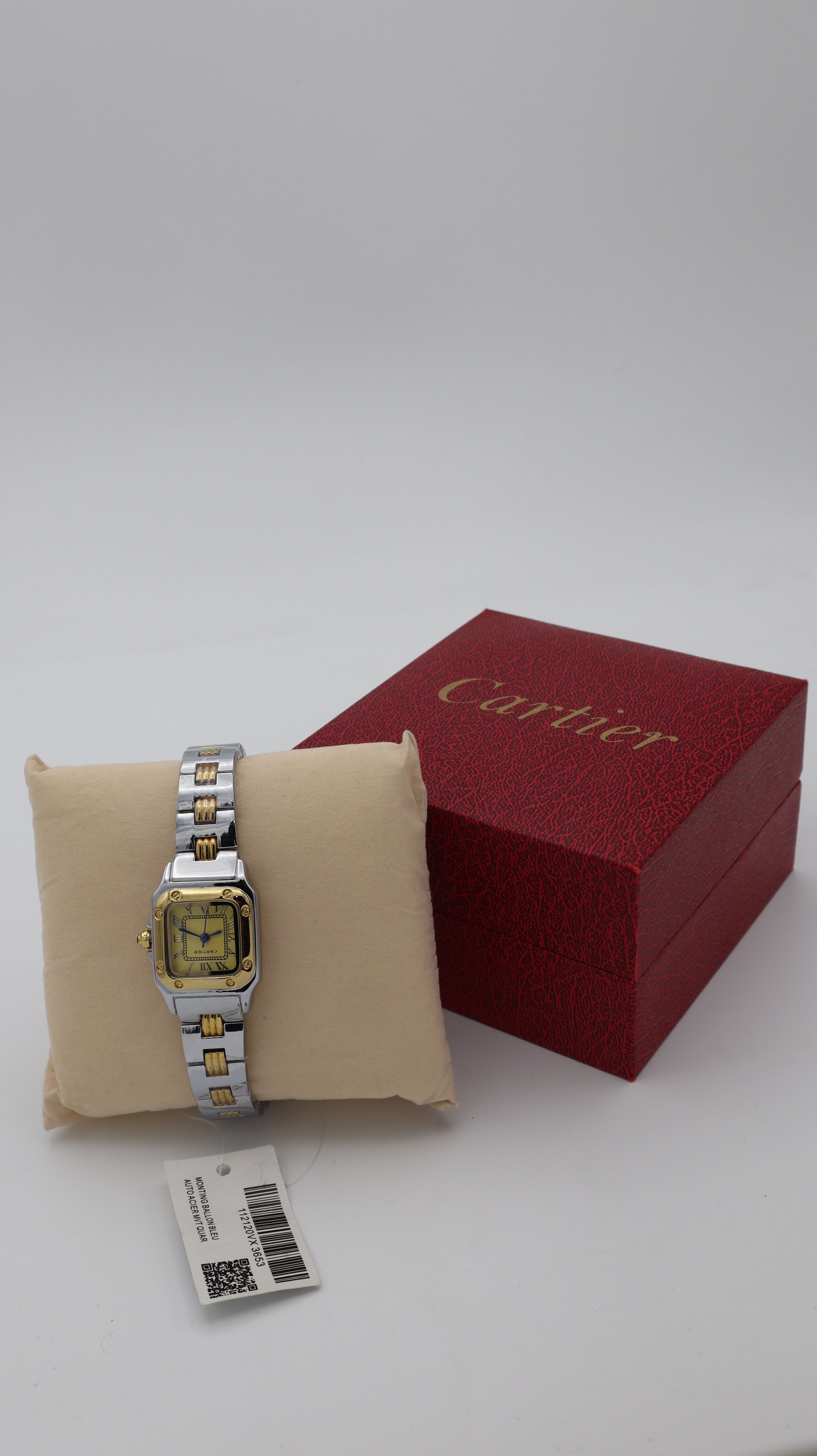 CARTIER SANTOS FEMMES  AVEC BOITE CARTIER NORMAL