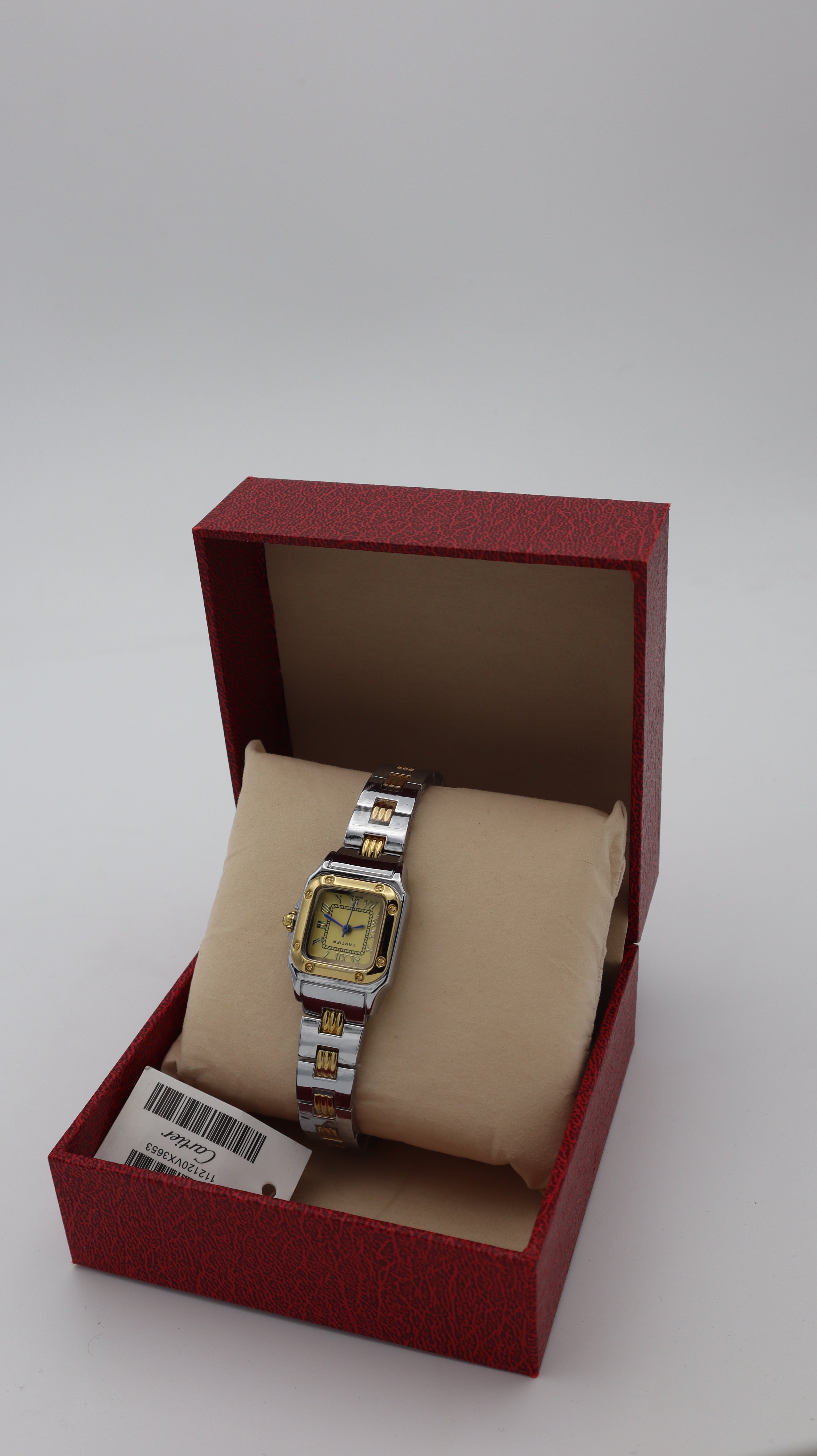 CARTIER SANTOS FEMMES  AVEC BOITE CARTIER NORMAL