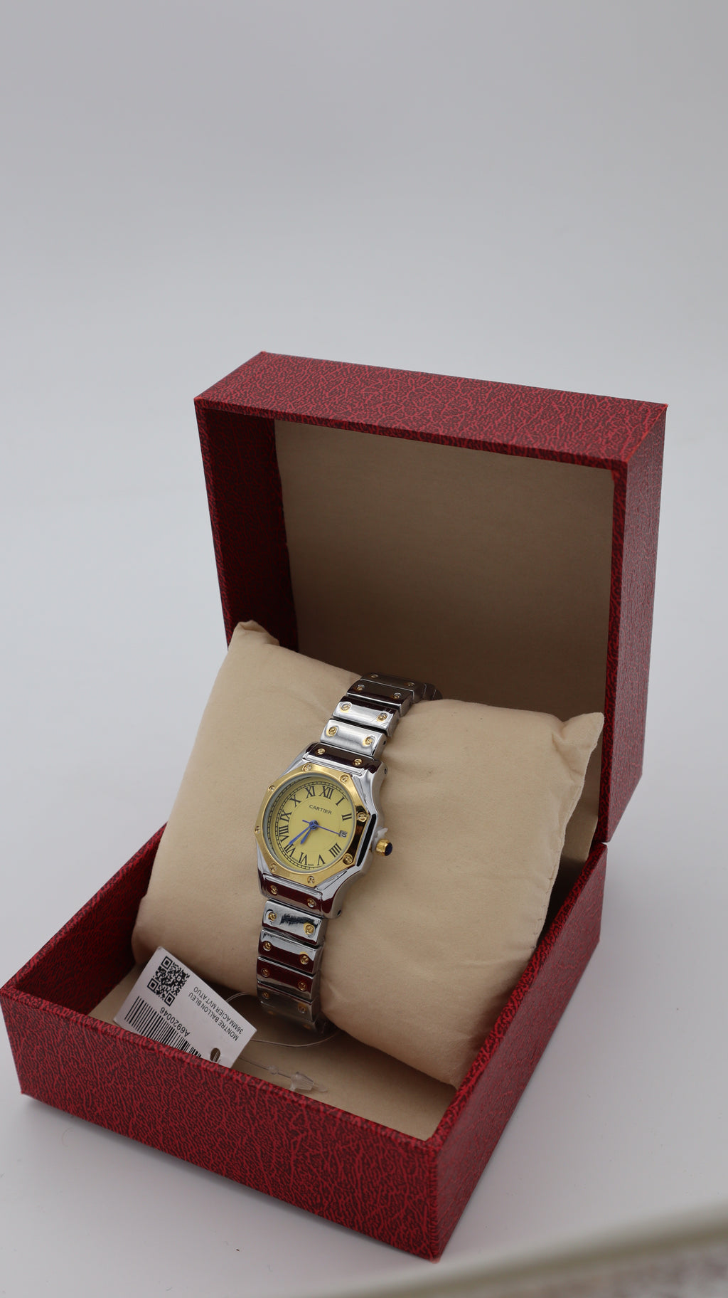 CARTIER SANTOS GALBEE AVEC BOITE  CARTIER NORMAL