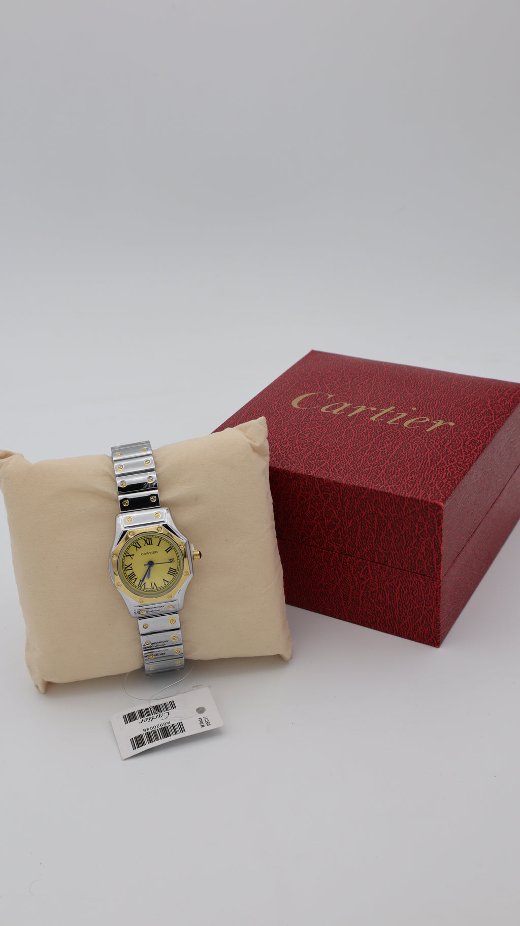 CARTIER SANTOS GALBEE AVEC BOITE  CARTIER NORMAL