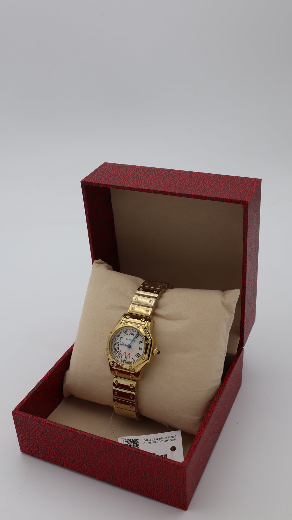 CARTIER SANTOS GALBEE AVEC BOITE  CARTIER NORMAL